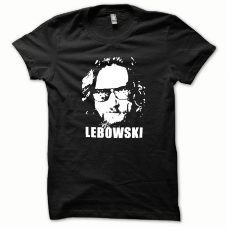 La camiseta de gran Lebowski blanco / negro