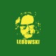 Tee shirt The Big Lebowski jaune/vert bouteille