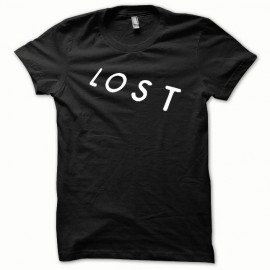 Tee shirt Lost blanc/noir