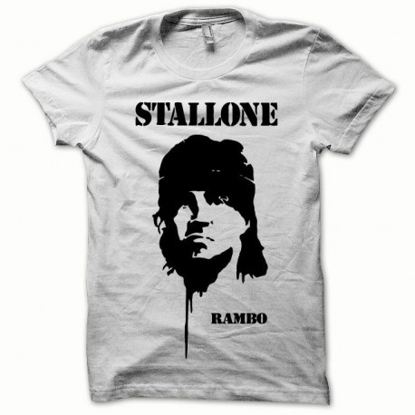 Tee shirt Stallone noir/blanc