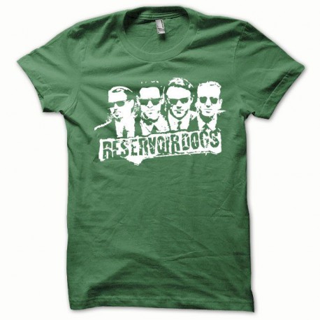 Tee shirt Reservoir Dogs blanc/vert bouteille