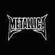 Metallica camiseta blanca / negro