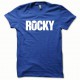 Tee shirt Rocky blanc/bleu royal