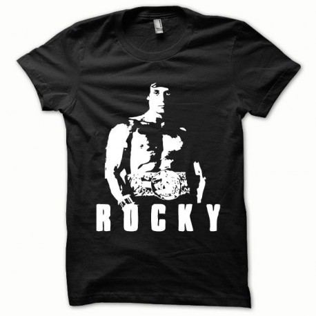 Shirt Rocky white / black