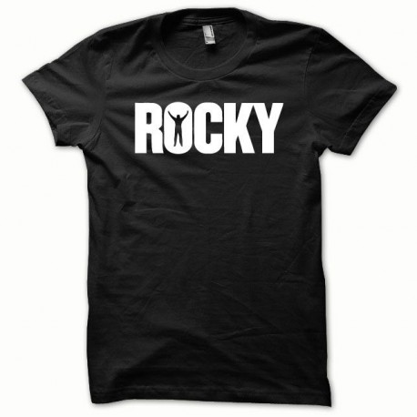Tee shirt Rocky blanc/noir