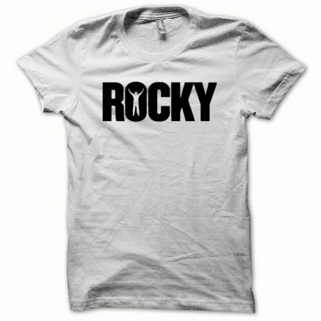 Tee shirt Rocky noir/blanc