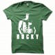 Tee shirt Rocky blanc/vert bouteille