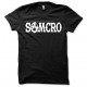 Tee shirt Samcro blanc/noir
