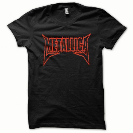 Metallica t-shirt red / black