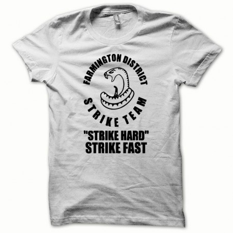 Tee Shirt The Shield Strike Team Black / White