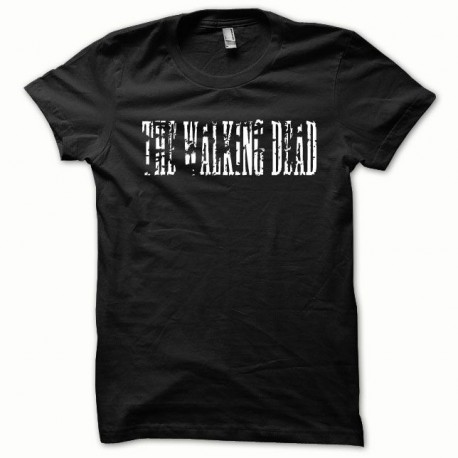 Tee shirt The Walking Dead blanc/noir