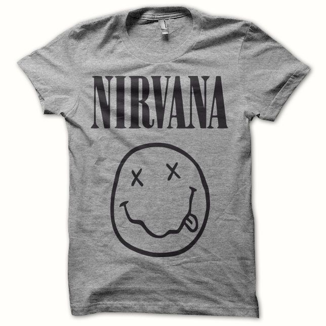 nirvana grey shirt