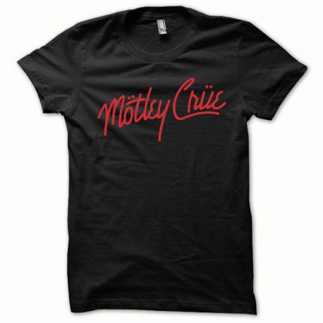 Tee shirt Mötley Crüe rouge/noir