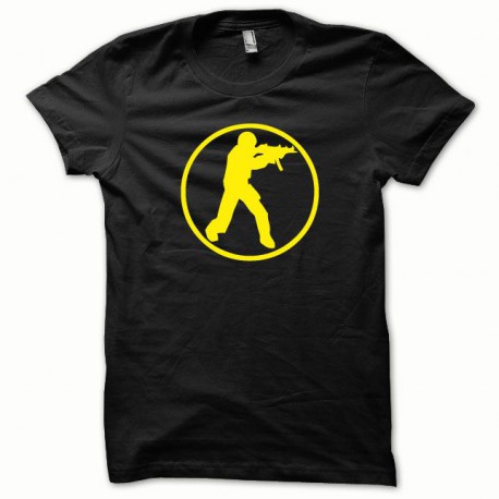 Tee shirt Counter Strike yellow / black