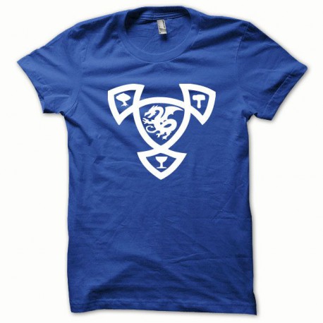 Tee shirt DAOC blanc/bleu royal