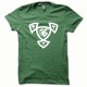 Tee shirt DAOC blanc/vert bouteille