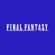 Tee shirt Final Fantasy blanc/bleu royal