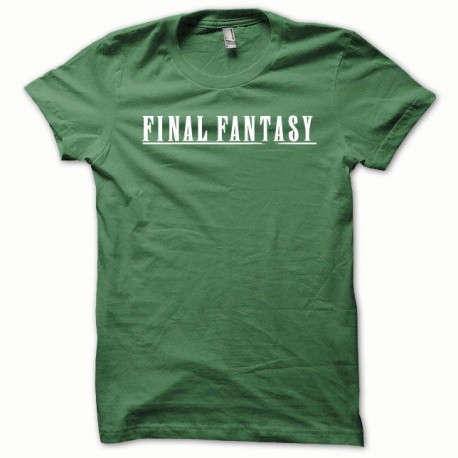 Camisa Final Fantasy frasco blanco / verde