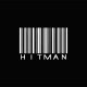 Hitman T-shirt white / black