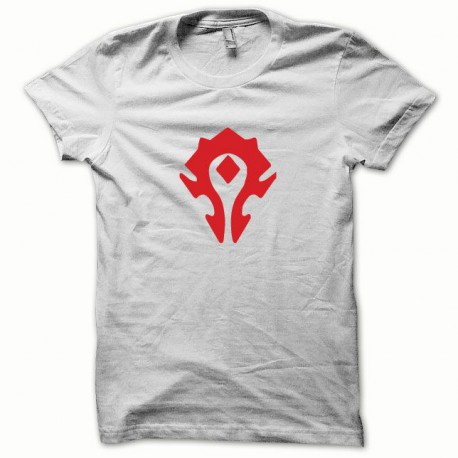 Tee shirt WoW the horde red / white