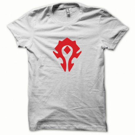 Tee shirt WoW La horde rouge/blanc