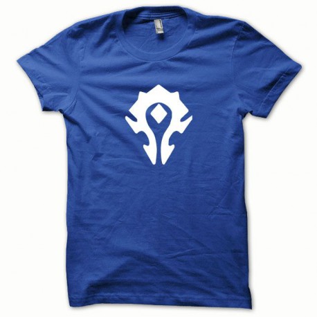 Tee shirt WoW La horde blanc/bleu royal