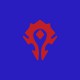Tee shirt WoW La horde rouge/bleu royal
