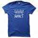 Tee shirt WoW Addict blanc/bleu royal