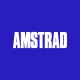 Tee shirt Amstrad blanc/bleu royal