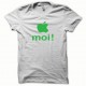 Tee shirt Apple moi vert/blanc