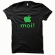 Tee shirt Apple moi vert/noir