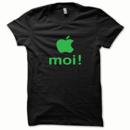 Tee shirt Apple moi vert/noir