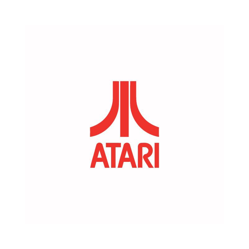 T-Shirt Atari simple red / white