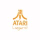 Tee shirt Atari Legend orange/blanc
