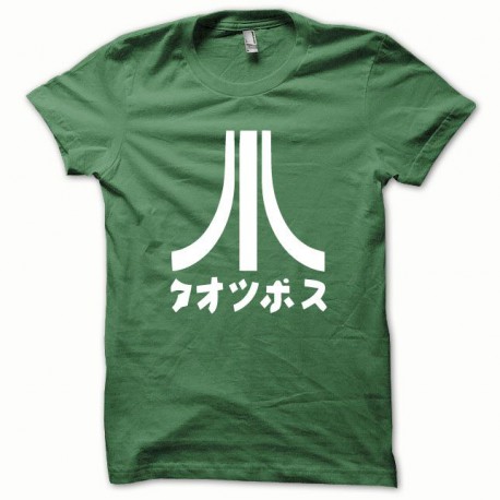 Tee shirt Atari Japon blanc/vert bouteille