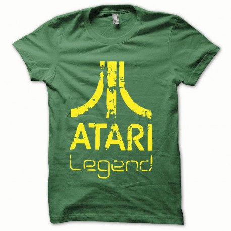 Tee shirt Atari Legend jaune/vert bouteille