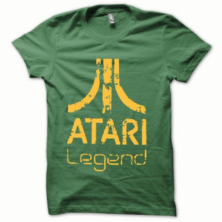 Tee shirt Atari Legend orange/vert bouteille