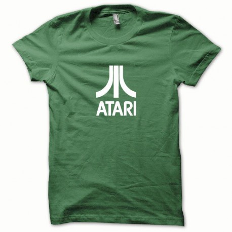 Atari camisa blanca / verde botella