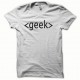 Tee shirt GEEK noir/blanc