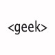 Tee shirt GEEK noir/blanc