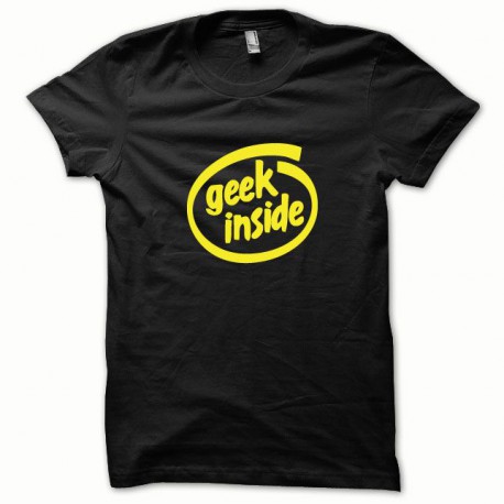 Shirt GEEK Inside yellow / black