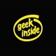Tee shirt GEEK Inside jaune/noir