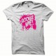 Tee shirt Google Me rose/blanc