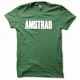 Amstrad camisa blanca / verde botella