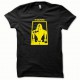 Shirt My Girlfriend Cylon yellow / black