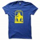 Tee shirt My Girlfriend Cylon jaune/bleu royal