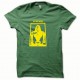 Tee shirt My Girlfriend Cylon jaune/vert bouteille