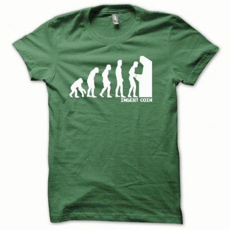 Insert white shirt Evolution corner / bottle green