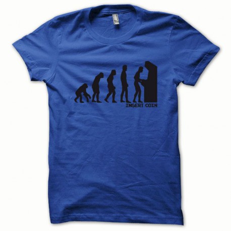 Insert black t-shirt Evolution corner / royal