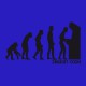 Tee shirt Evolution Insert coin noir/bleu royal